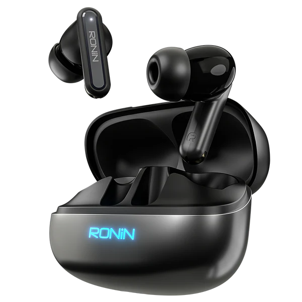 R-7085 Vox Earbuds Gray Angle 2