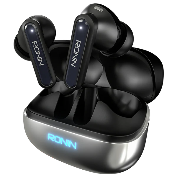 R-7085 Vox Earbuds Silver with Charging Case