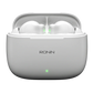 Open charging case of R-740 Vivid White Earbuds with compact design