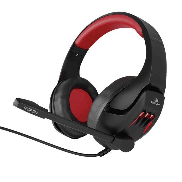 R-5500 black wireless foldable headphones with Bluetooth 5.3 and deep bass sound