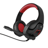R-5500 black wireless foldable headphones with Bluetooth 5.3 and deep bass sound