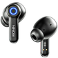 Ronin R-7015 Black Wireless Earbuds Side Angle – Low Latency Gaming Mode