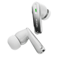 Ronin R-7075 Vesper White Earbuds – Dual Connectivity with Sleek Design