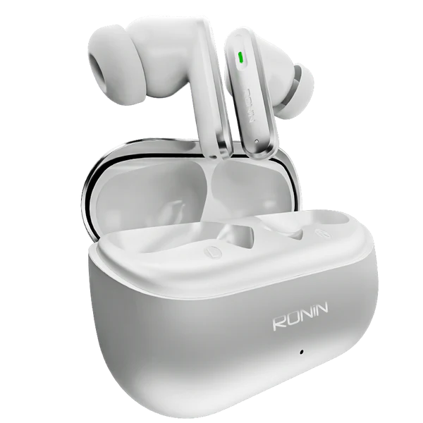 Ronin R-7075 Vesper White Earbuds – Dual Connectivity with  Design