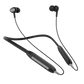 Ronin R-970 Wireless Neckband Grey — Front View, Flexible Collar Design