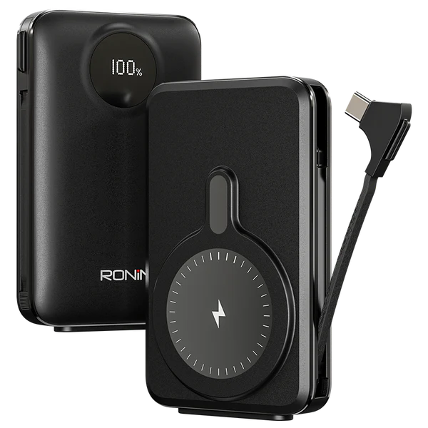 RONiN Velocity R-4045 Power Bank Black Back View