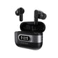 Alt: Slick X Black Wireless Earbuds Side View