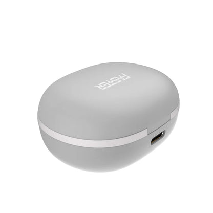 Stud X White Wireless Earbuds Front View