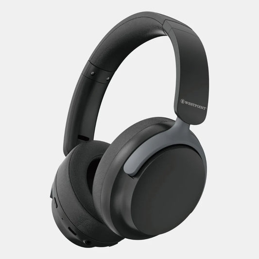 WP-200 Wireless Headphones with 40mm speakers, ANC, Bluetooth 5.3, 36Hrs playtime, and Type-C fast charging